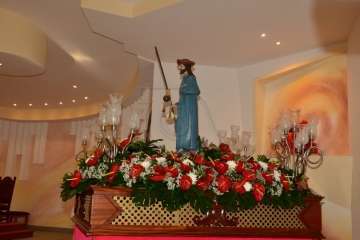 Procesión de Santiago Apóstol en Lomo Cementerio-Telde (Foto Francisco Javier Santana)